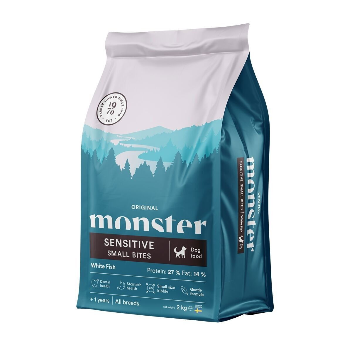 Monster Dog Original Sensitive White Fish Small bites