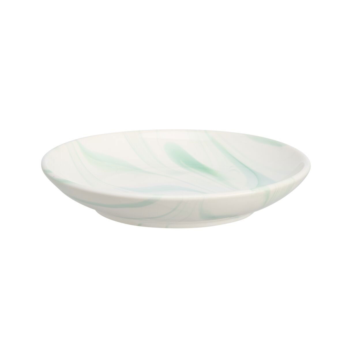 Basic Marble ceramic saucer
