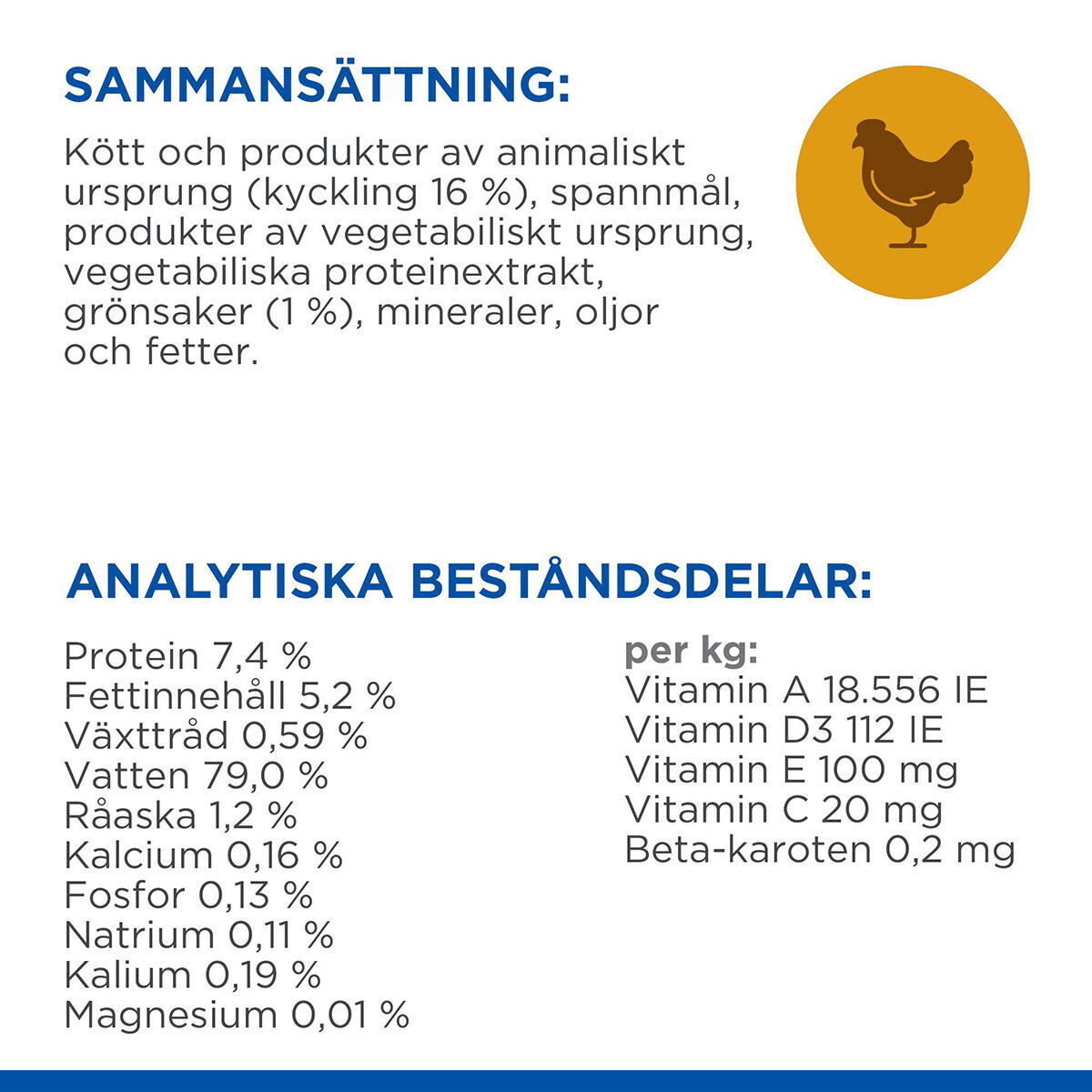 Hill's SP Cat Adult Healthy Cuisine Stews Ch/Sa 12x80g