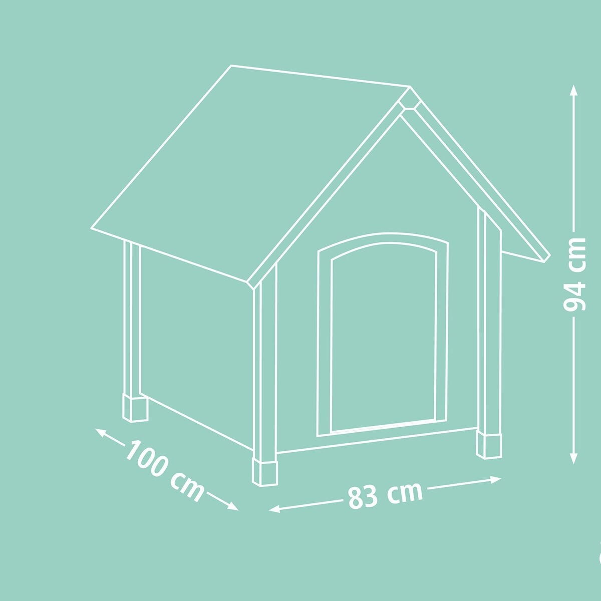 Kerbl Dog house 4-Seasons