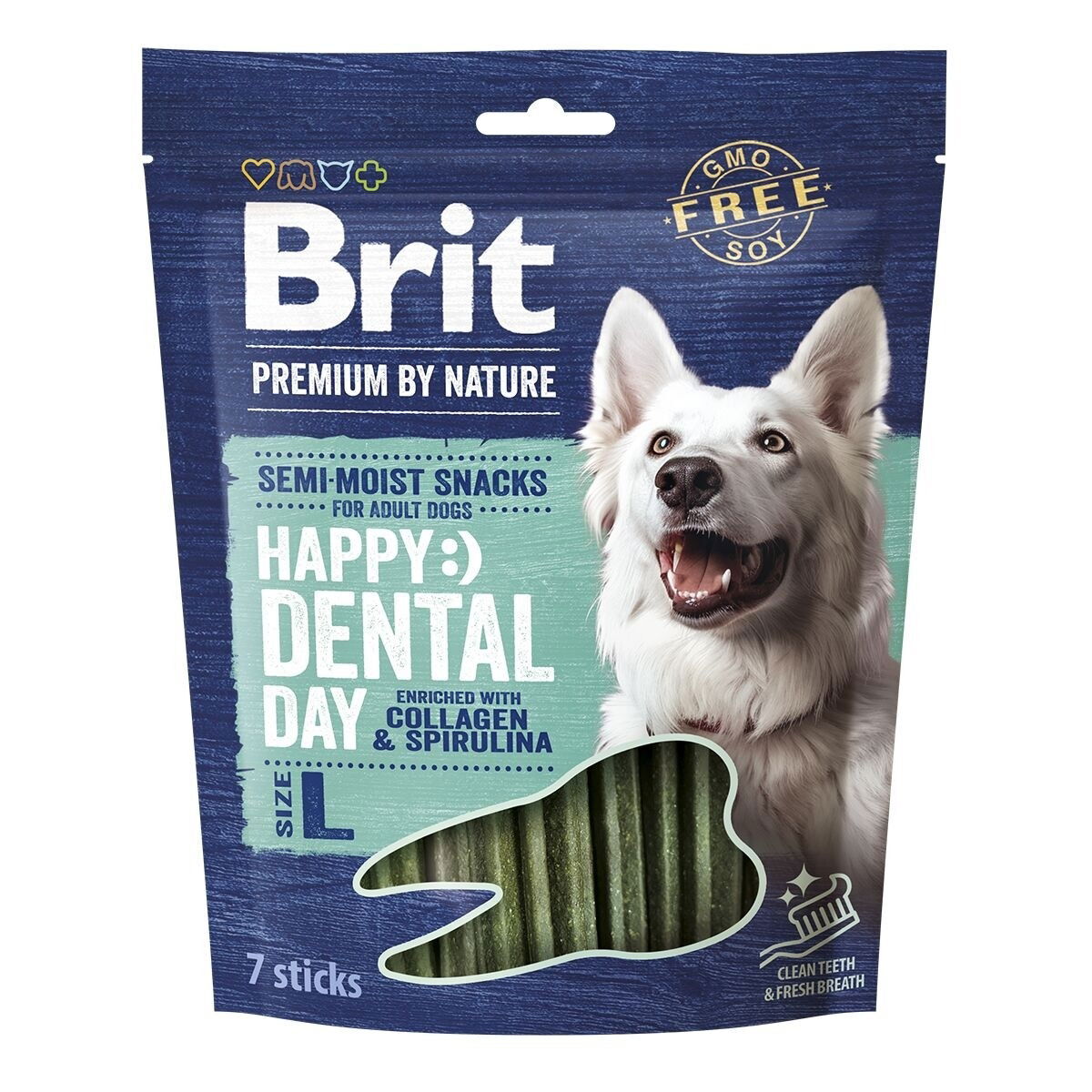 Brit Premium by Nature Dentaltugg 7-pack