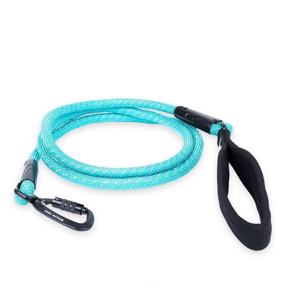 Feel Active Rope leash Turquoise 6mm
