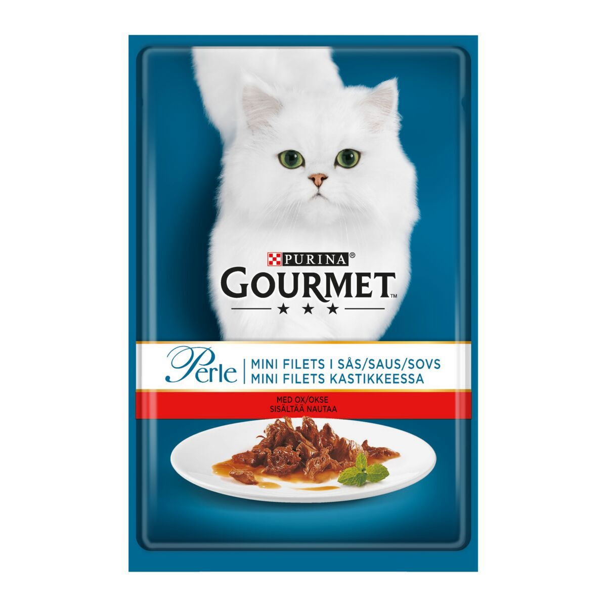 GOURMET PERLE Oxkött 26x85g