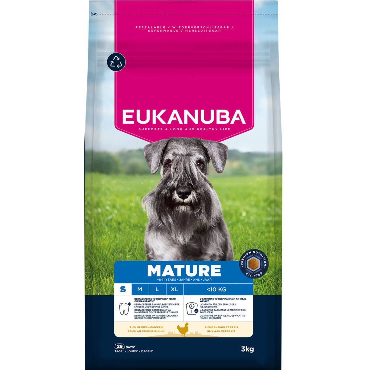 Dog Mature Small Breed Kyckling 3 kg - Hund - Hundmat & hundfoder - Torrfoder för hund - Eukanuba - ZOO.se