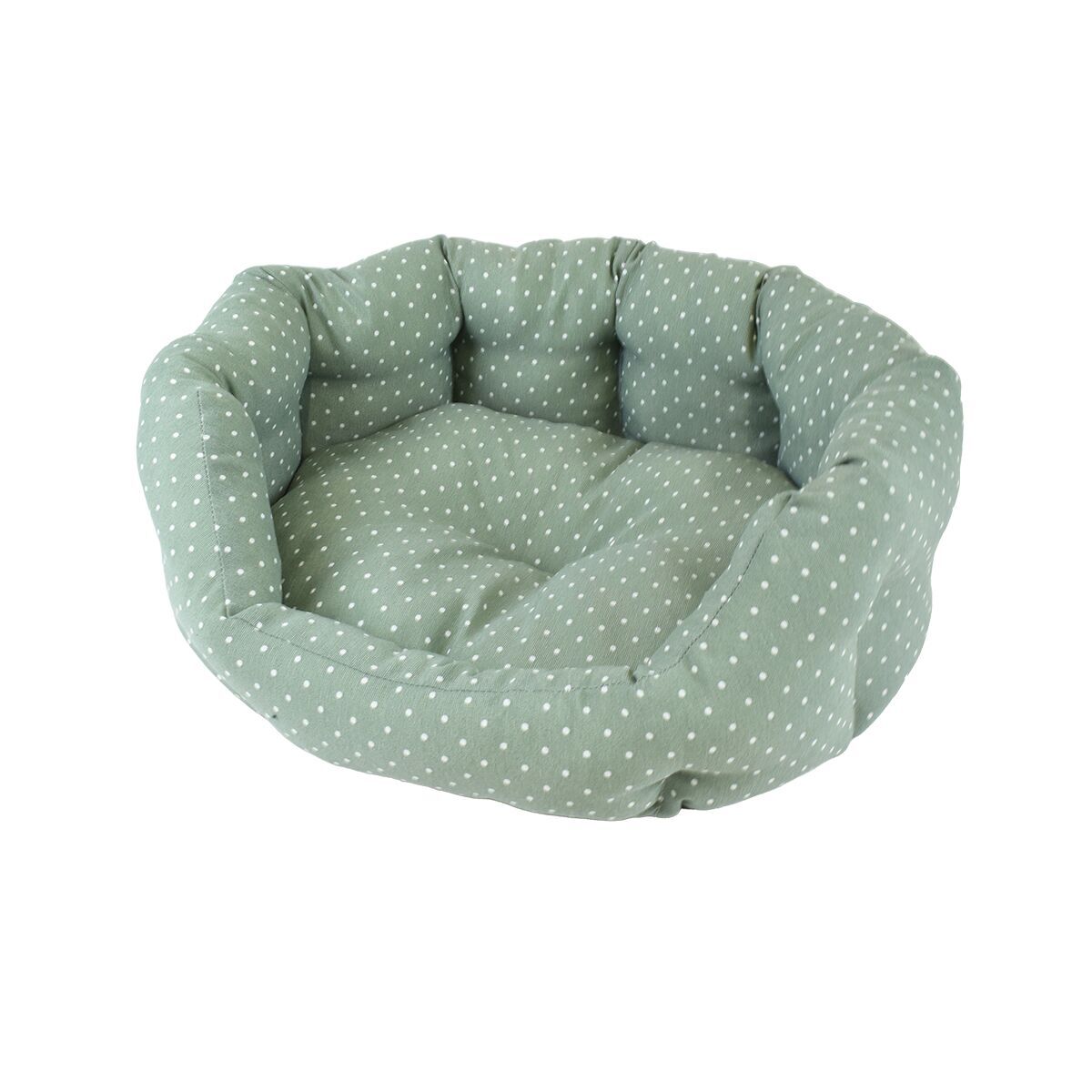 PetEasy Hundbädd Prickig Grön | Hund - Sovplats till hund - Hundbäddar | DogStyle