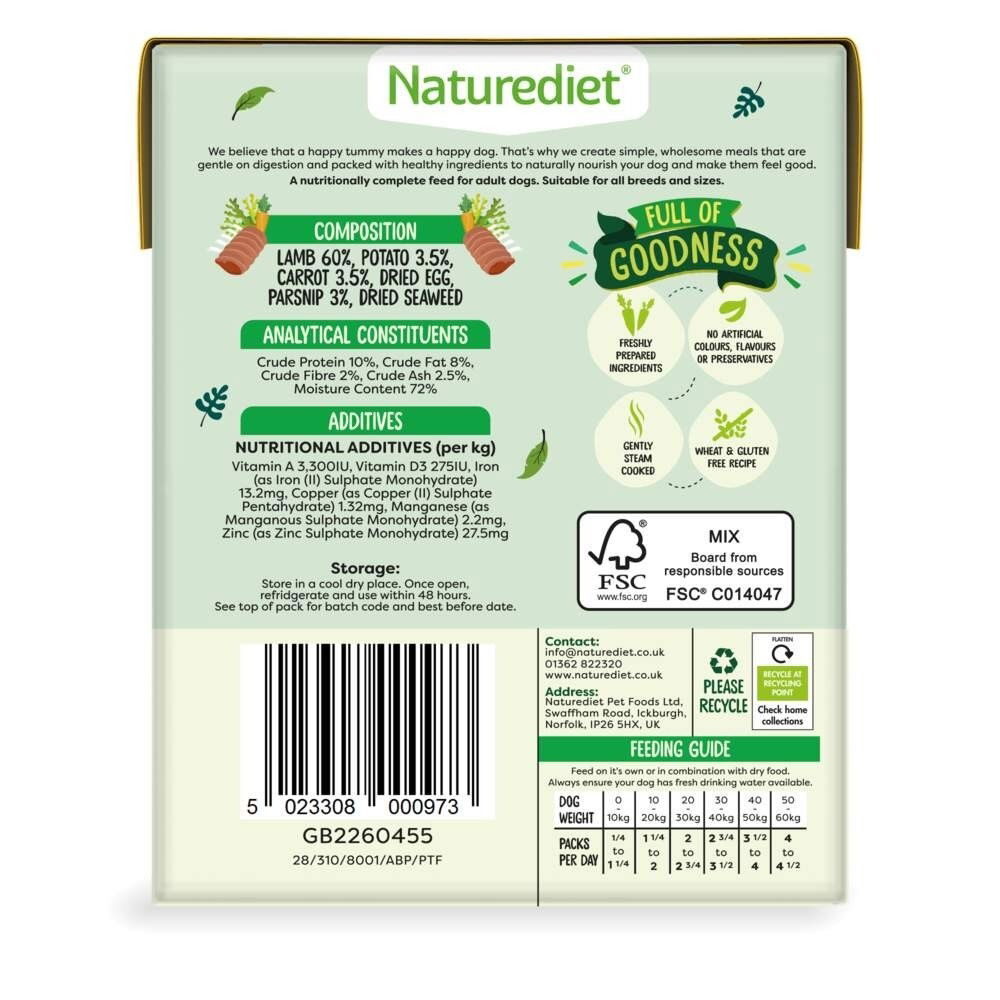 Naturediet Grain Free lamm