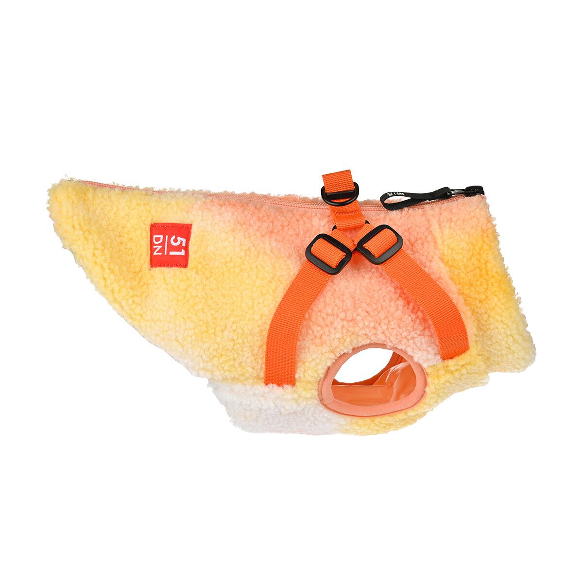 51 Degrees North Jules Hundjacka med Sele Orange Mix
