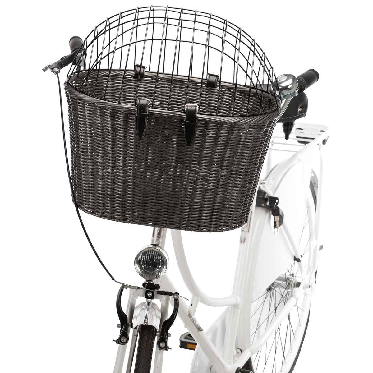 Trixie Front bicycle basket anthracite 44 × 34 × 41 cm