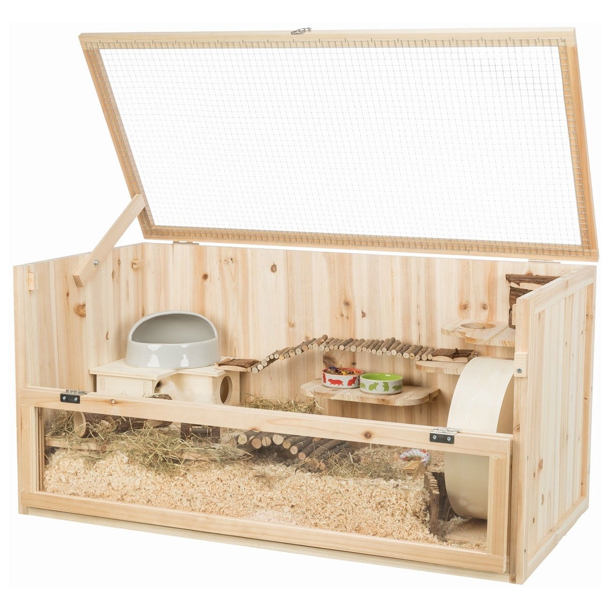 Trixie Trebur med plexiglas till hamster, mus eller gerbil