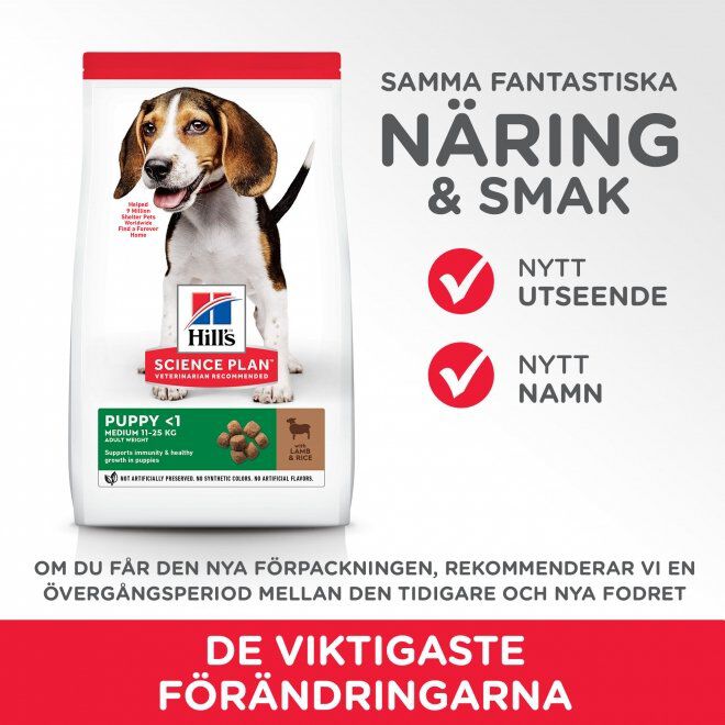 Hill's Science Plan Puppy Lamb & Rice