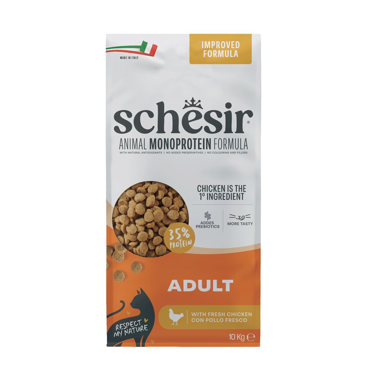 Schesir Adult Monoprotein med kyckling - 10 kg