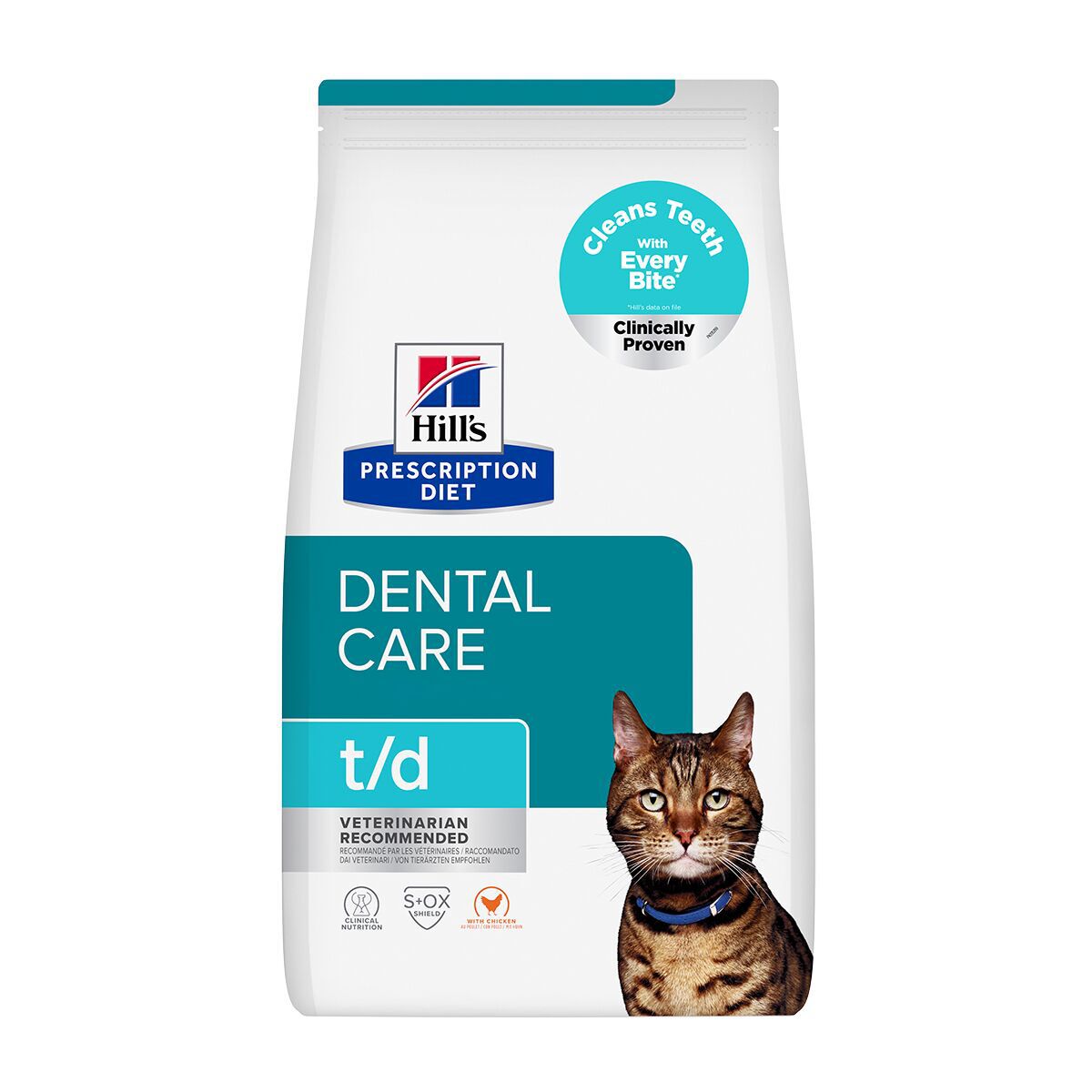 Hill's Prescription Diet Feline t/d Dental Care Chicken