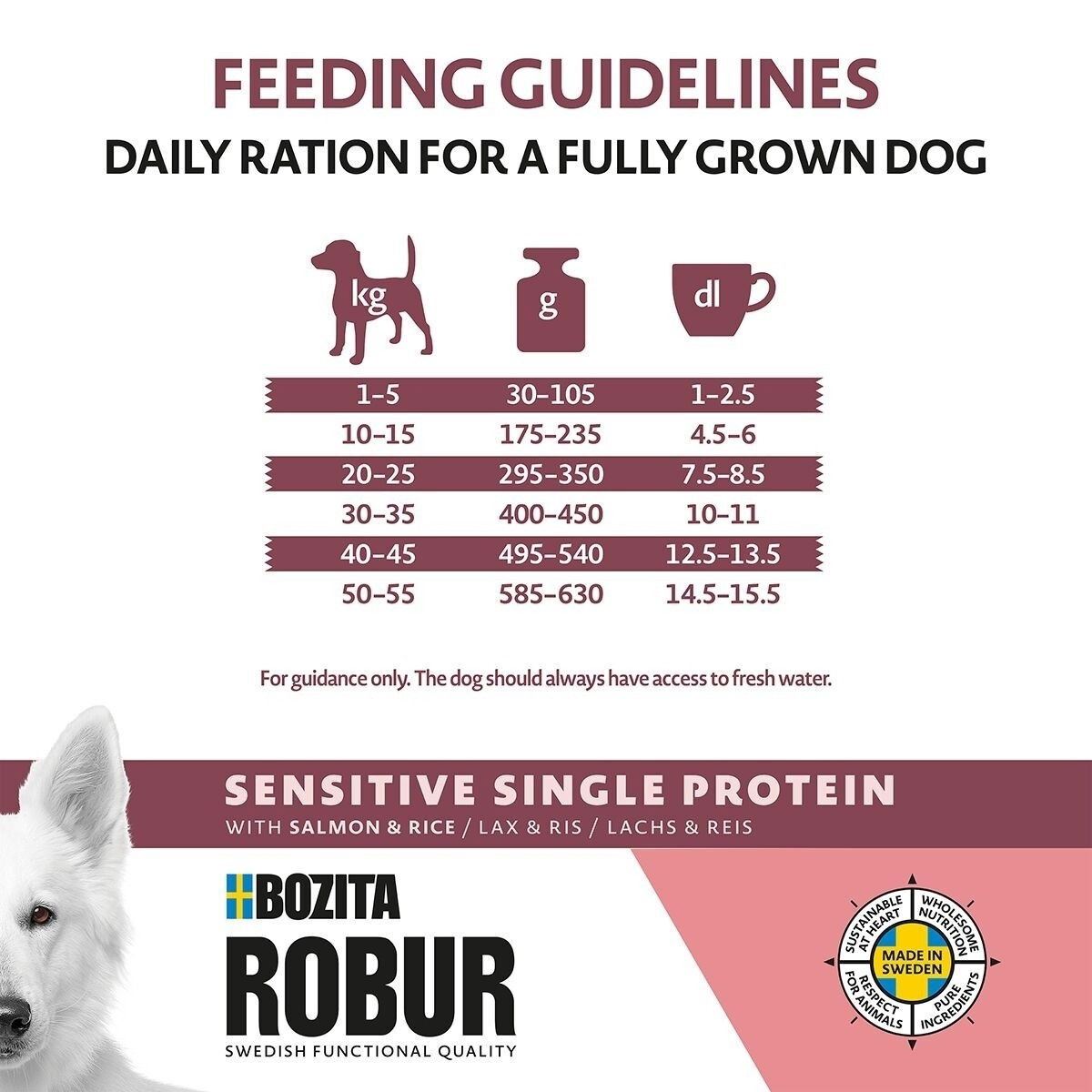 Robur Adult Sensitive Single Salmon