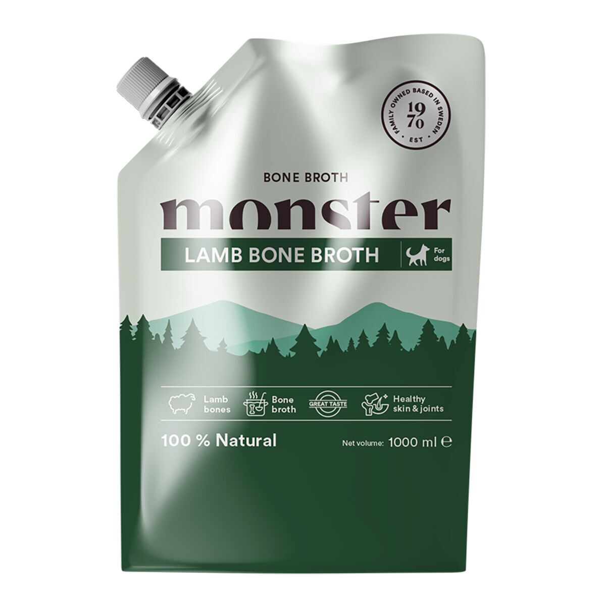 Monster Dog Bone Broth Lamb 1000 ml