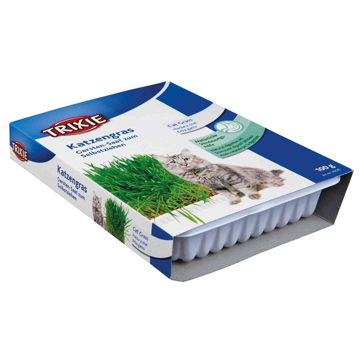 Trixie Kattgräs Låda 100g