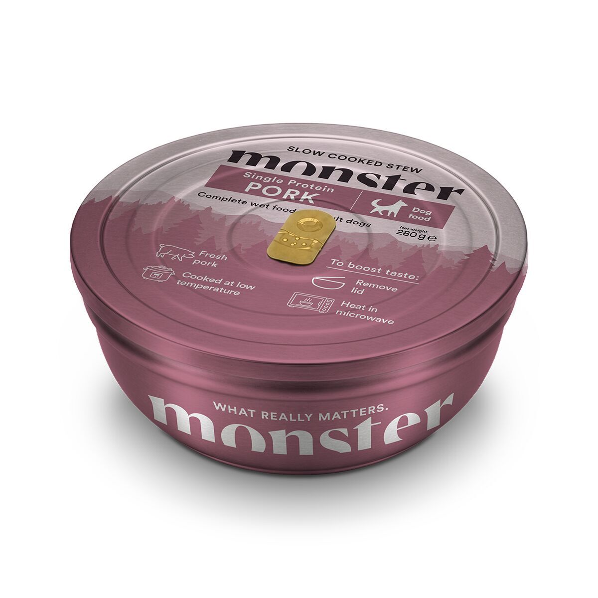Monster Våtfoder Slow Cooked Stew Fläsk 280 g