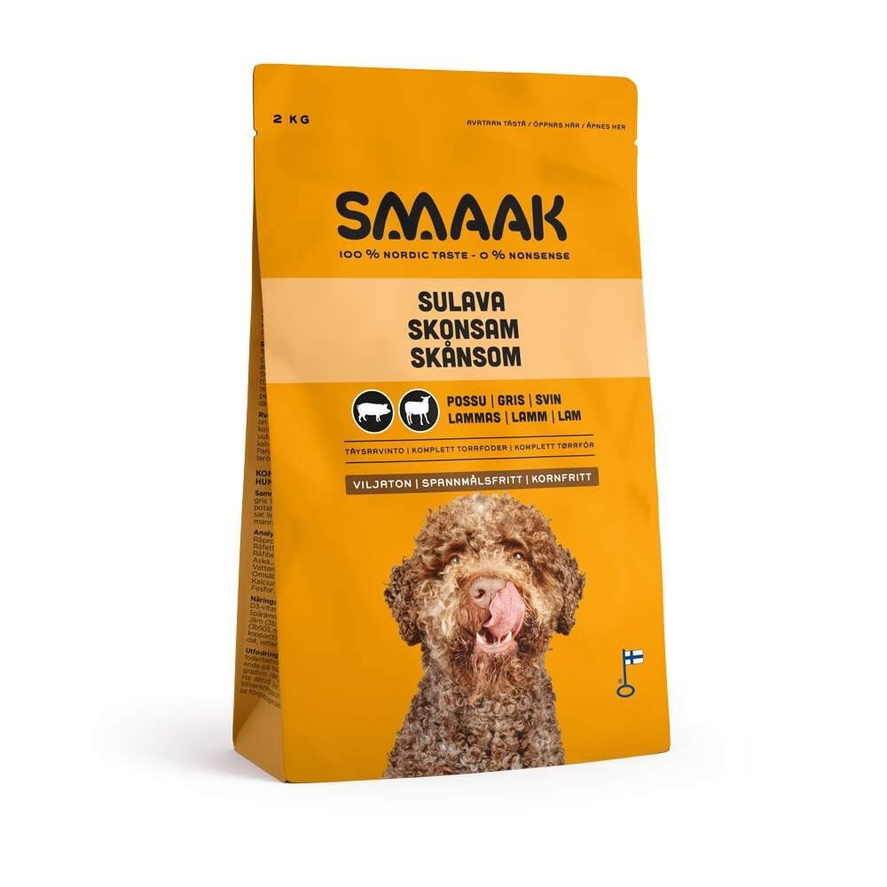 SMAAK Dog Adult Grain Free Pork and Lamb