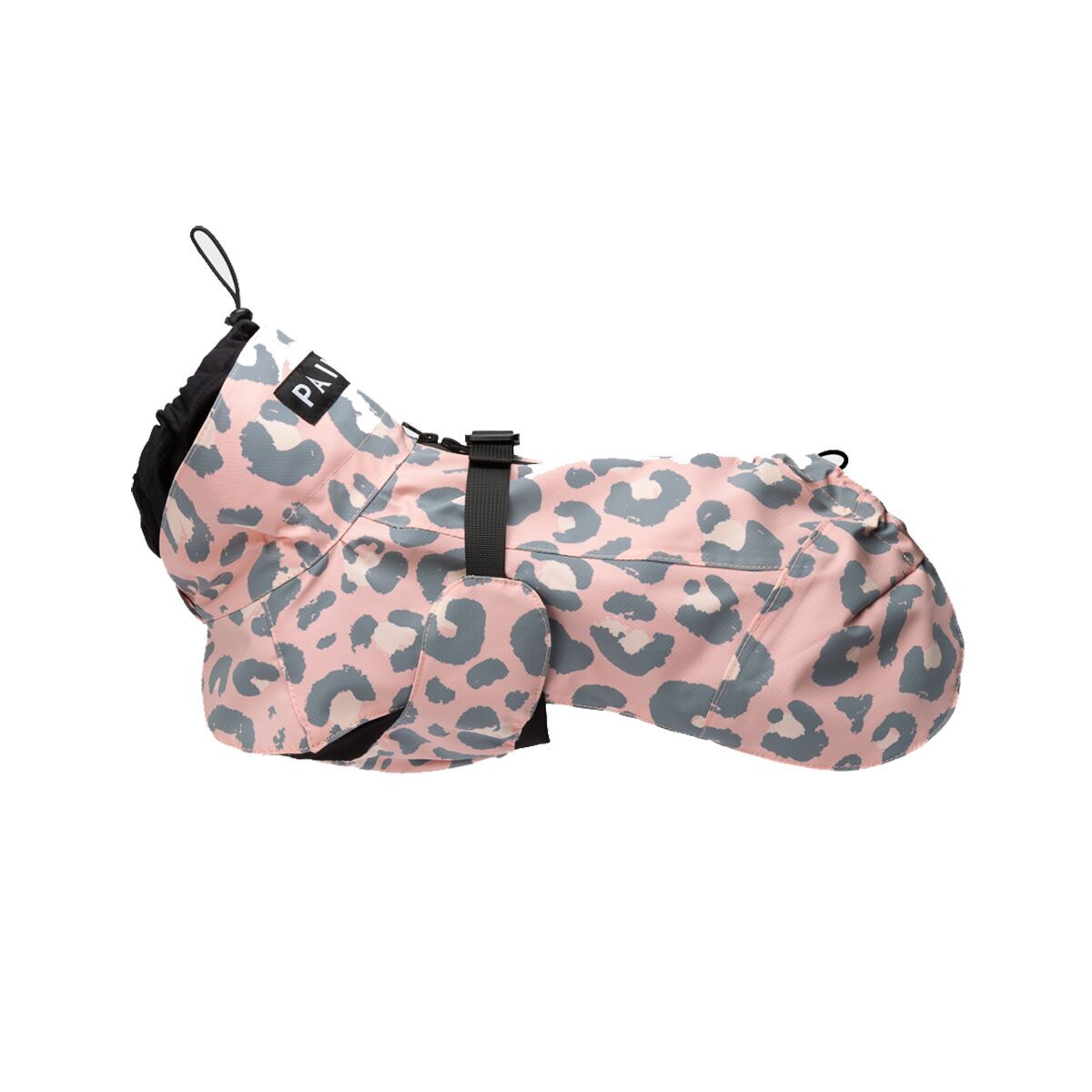 PAIKKA Visibility Regnjacka till Hund Rosa Leopard