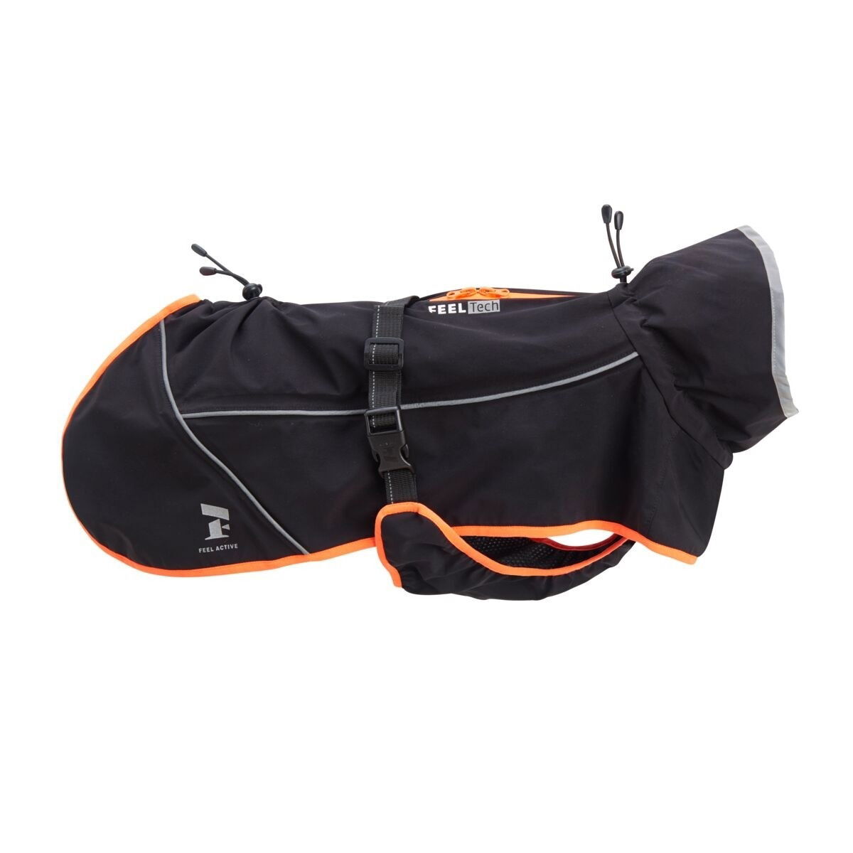 Feel Active Kiruna raincoat black