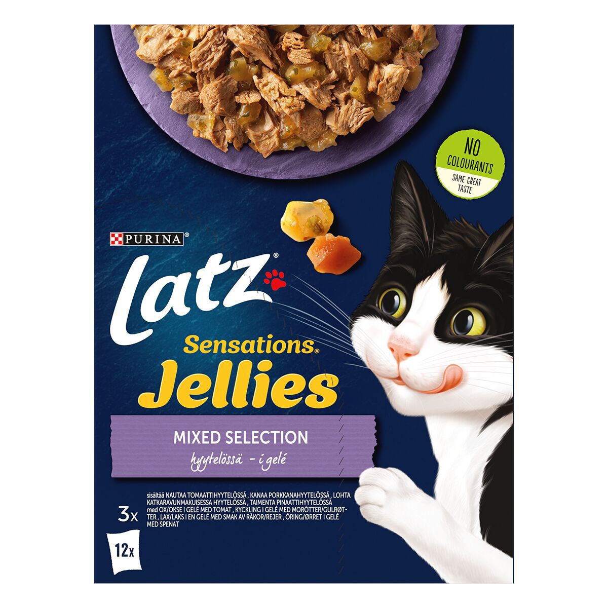 Latz Cat Sensations Mixed Selection i gelé 12x100g