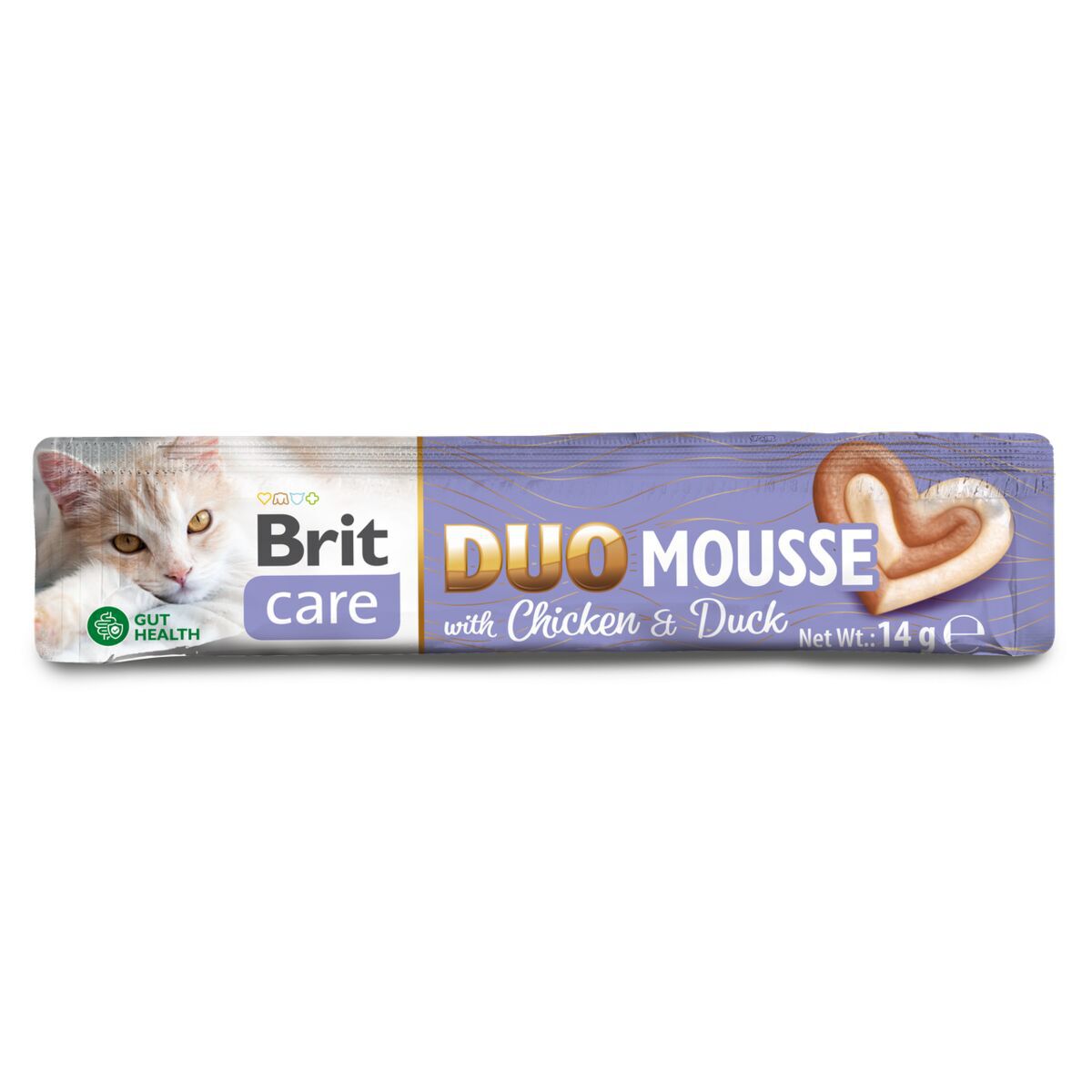 Brit Care Cat Creamy Duo Mousse Chicken & Duck Flytande Kattgodis 4x14 g