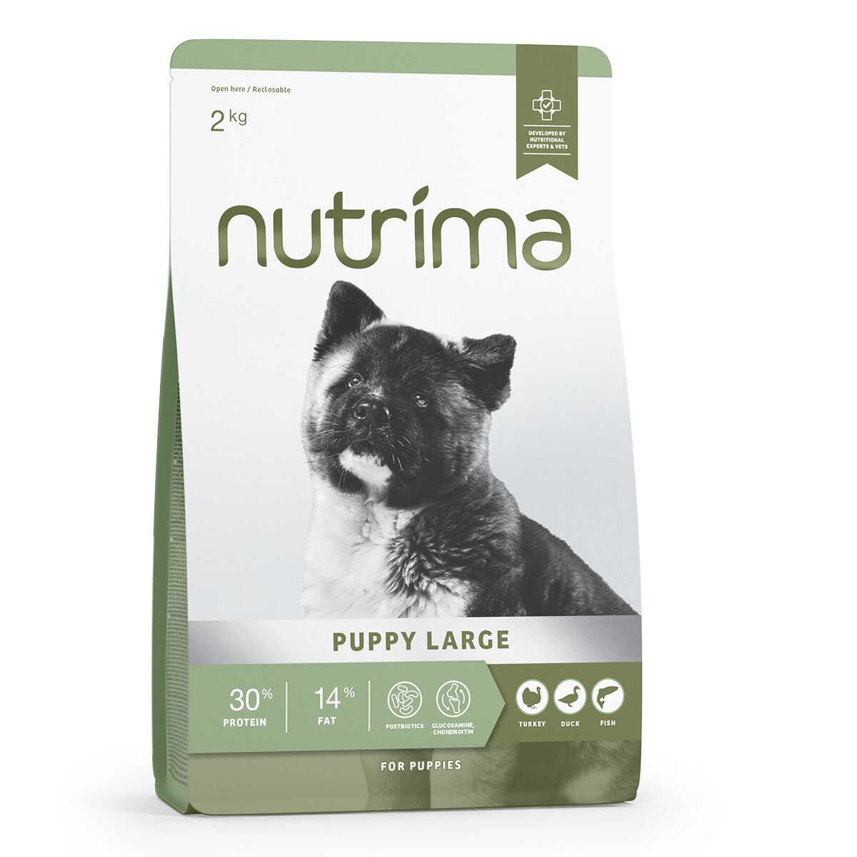 Nutrima Puppy Large Turkey, Duck & Fish Torrfoder till Valp