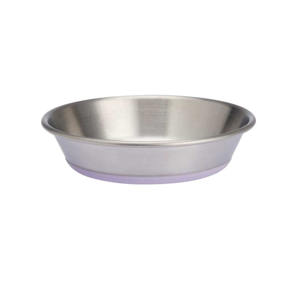 Basic Plain stainless steel bowl with silicon bottom