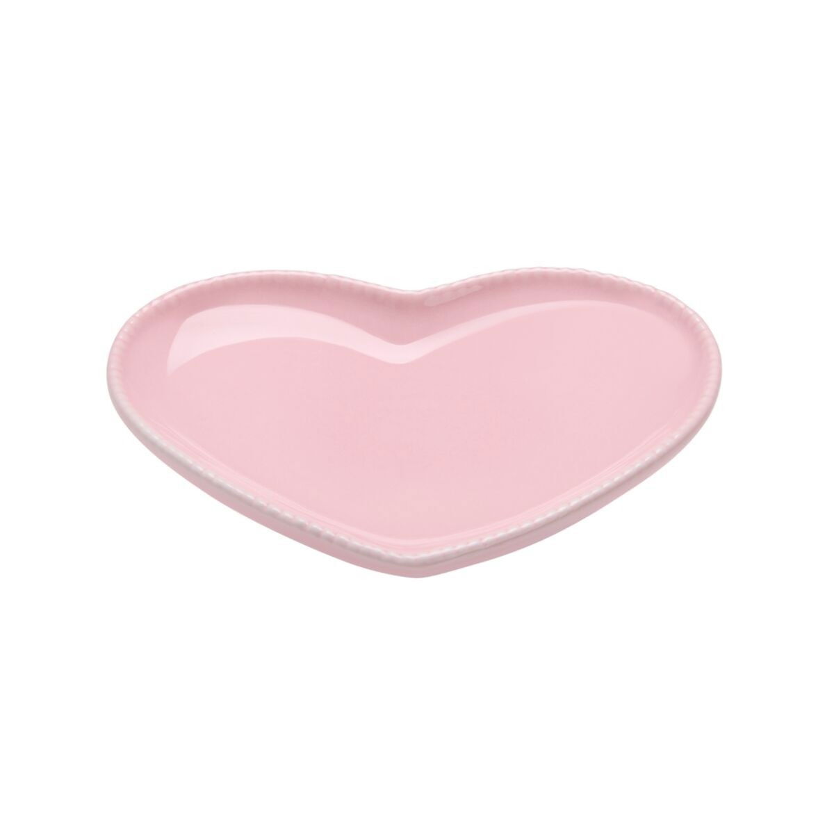Little&Bigger XOXO ceramic heart saucer