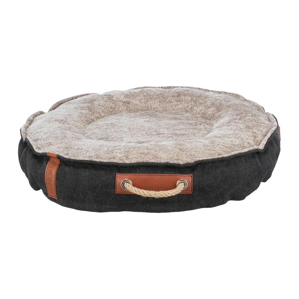 Trixie BE NORDIC bed round, black/sand