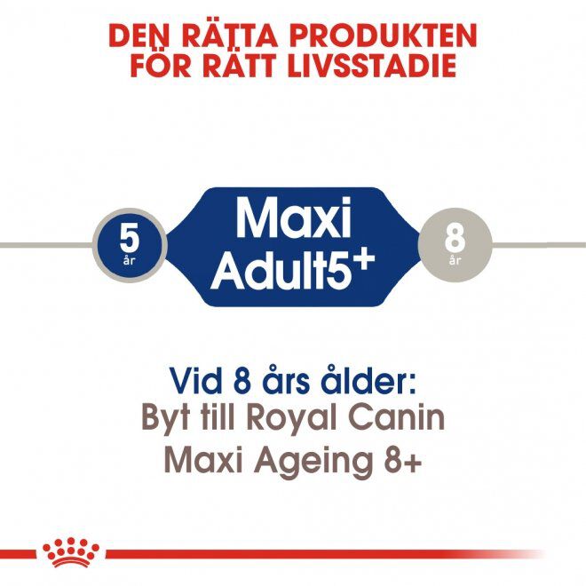 Royal Canin Maxi Adult 5+ torrfoder för hund