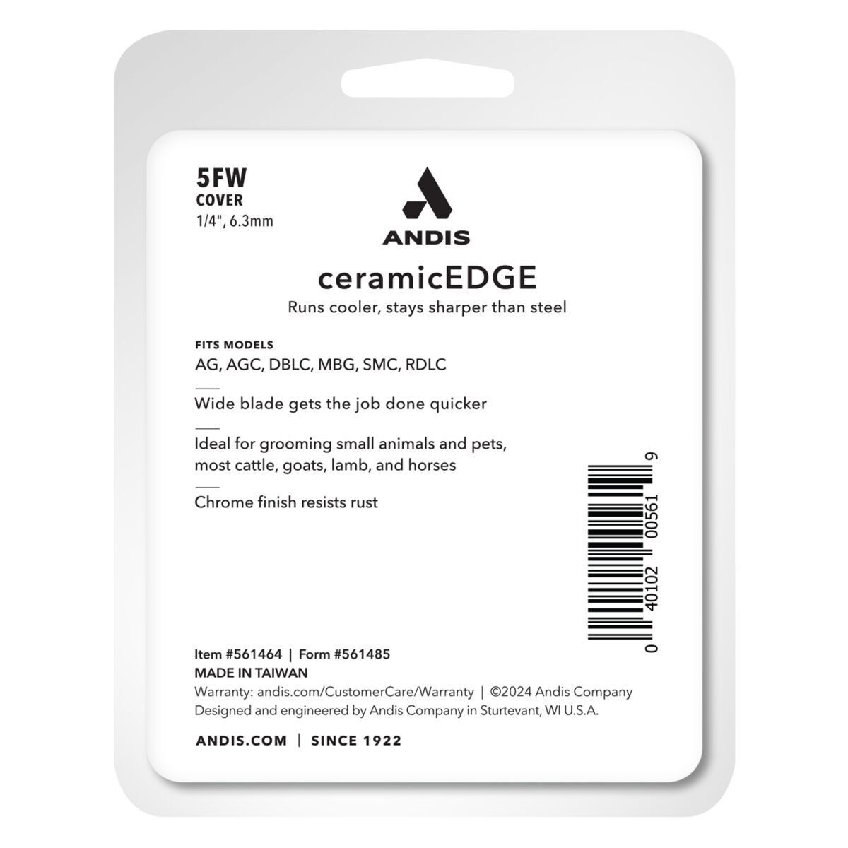 Andis CeramicEdge Wide blade