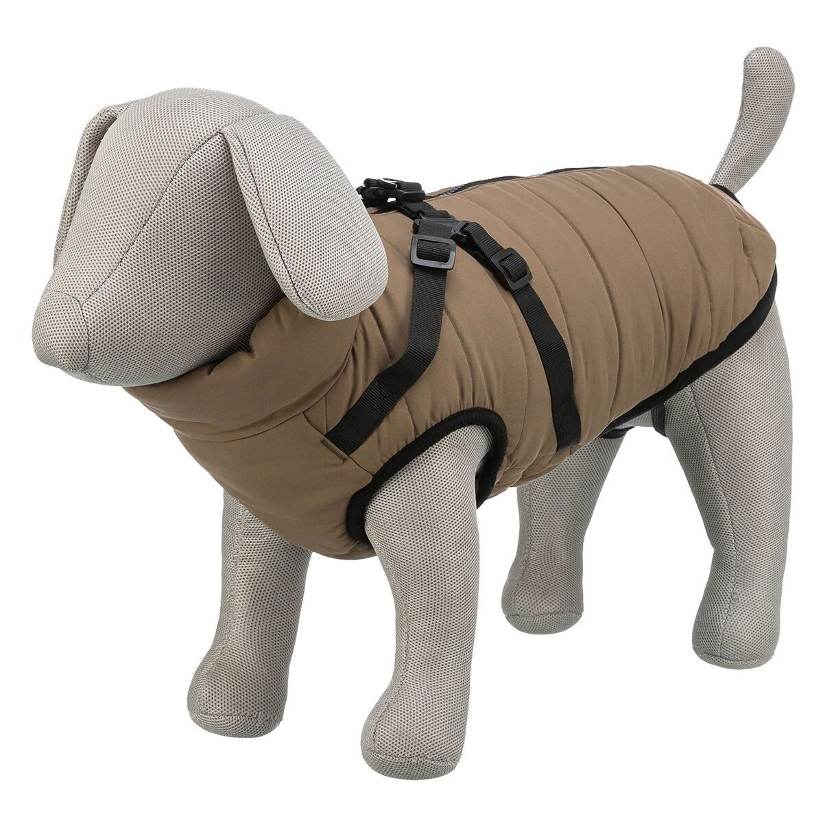 Trixie Pirou Teddy coat with harness, sand