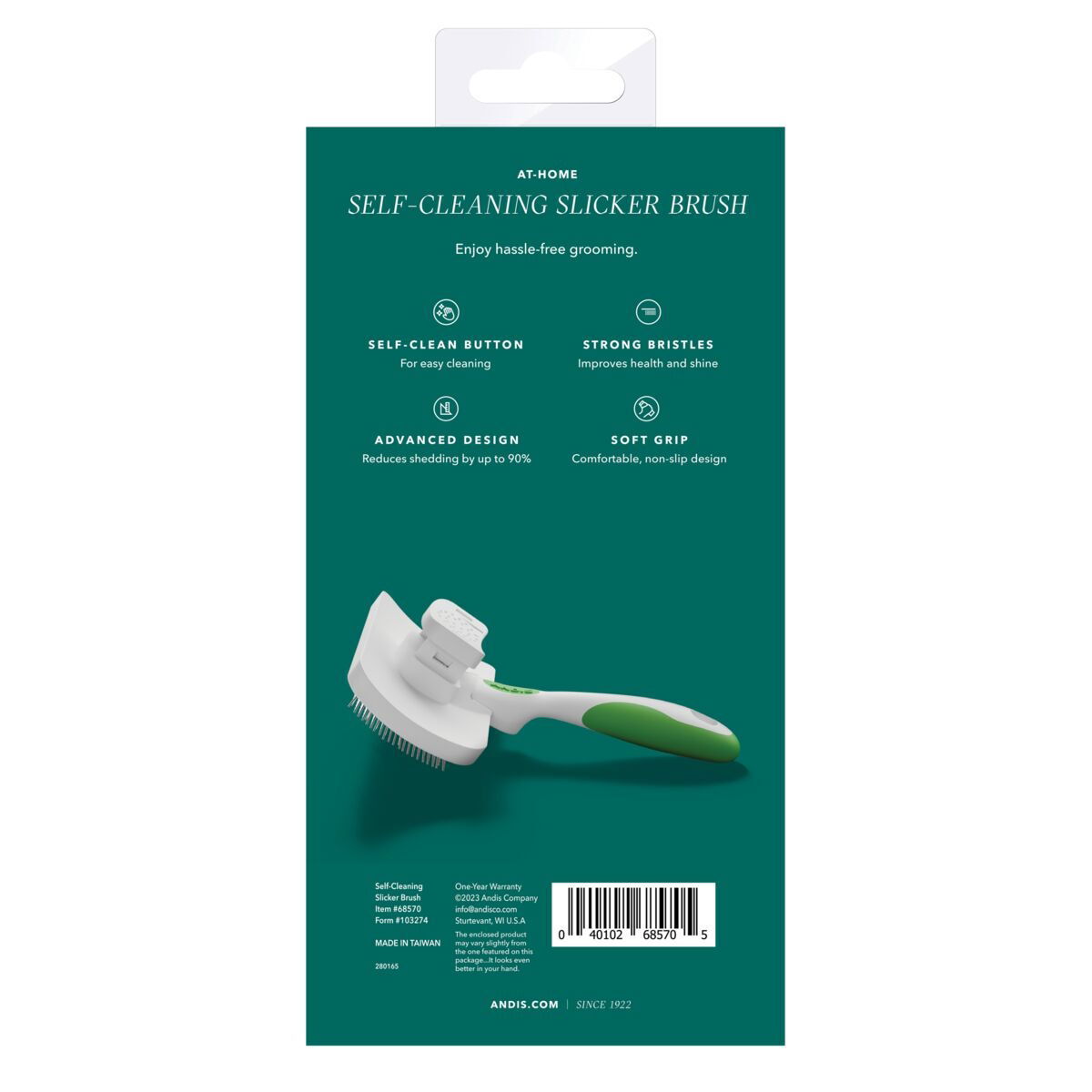 Andis self-cleaning slicker brush