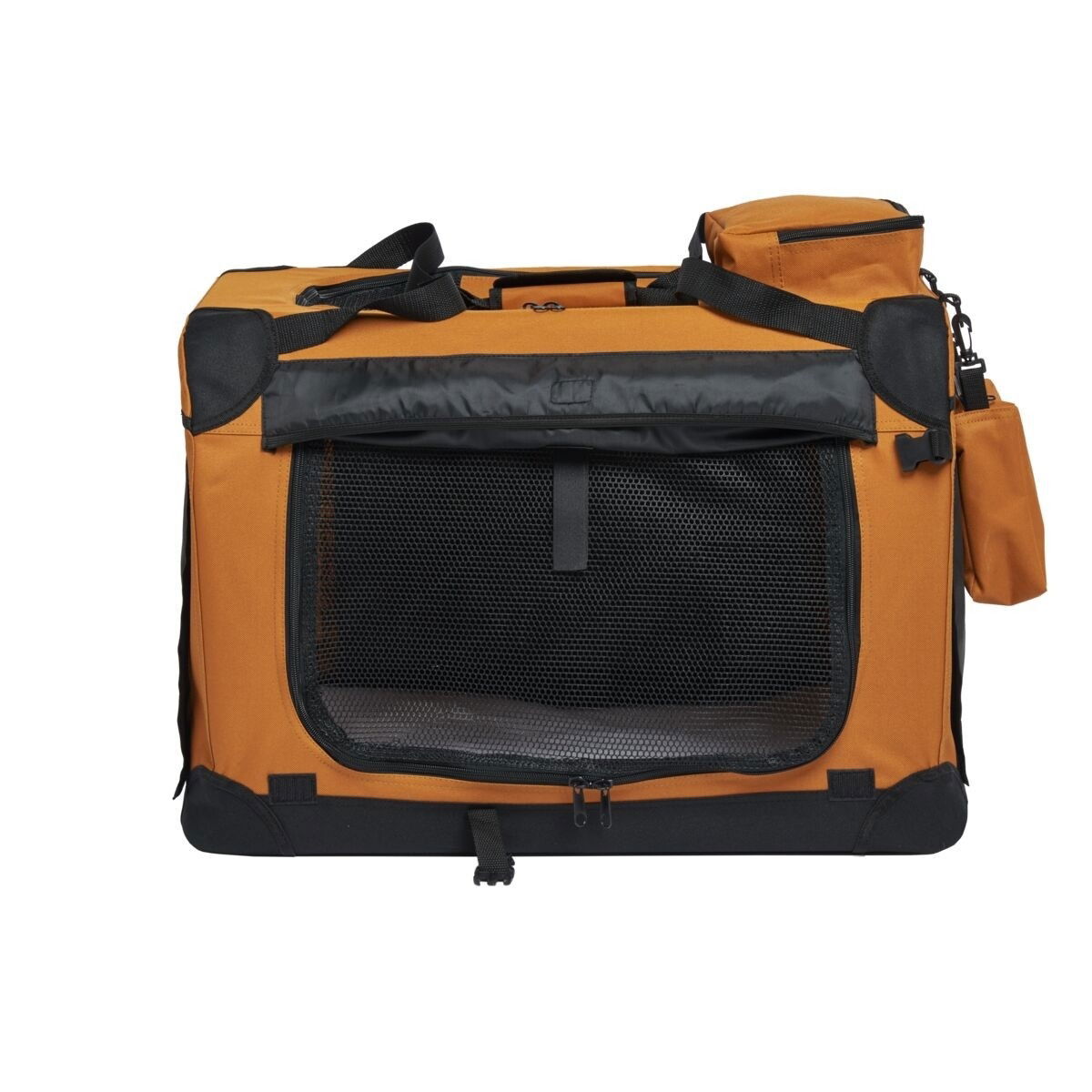 Little&Bigger SoftKennel nylon cage with curtains almond