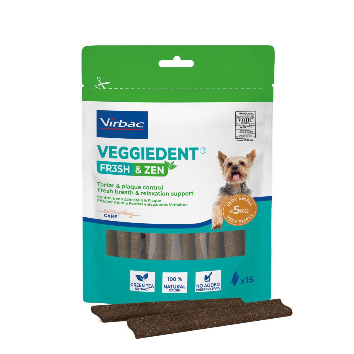 Virbac VeggieDent Fr3sh XS,  15 pcs