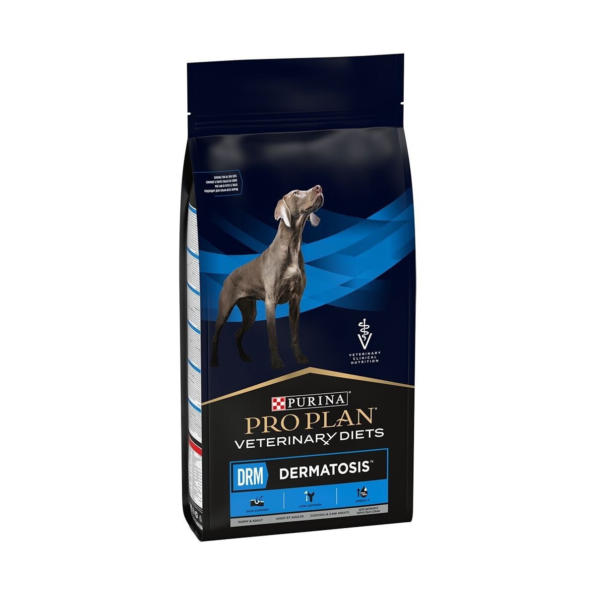 Purina Pro Plan Veterinary Diets Dog DRM Dermatosis | Veterinärfoder - Veterinärfoder till hund - Veterinärfoder för hudproblem hos hund | DogStyle