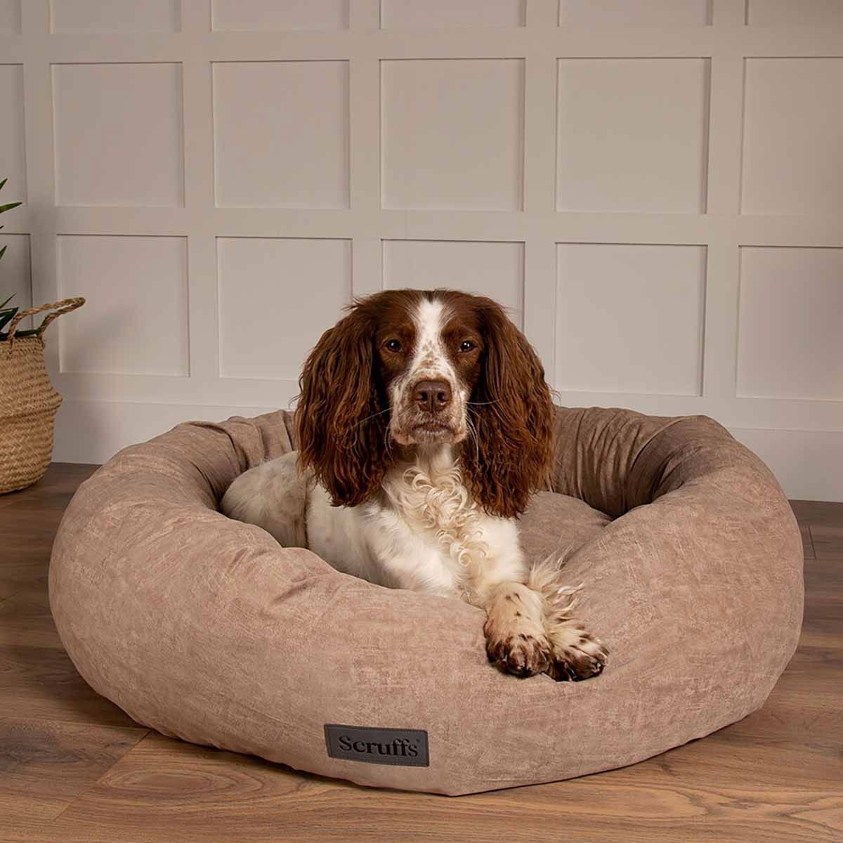 Scruffs Oslo donut bed desert sand