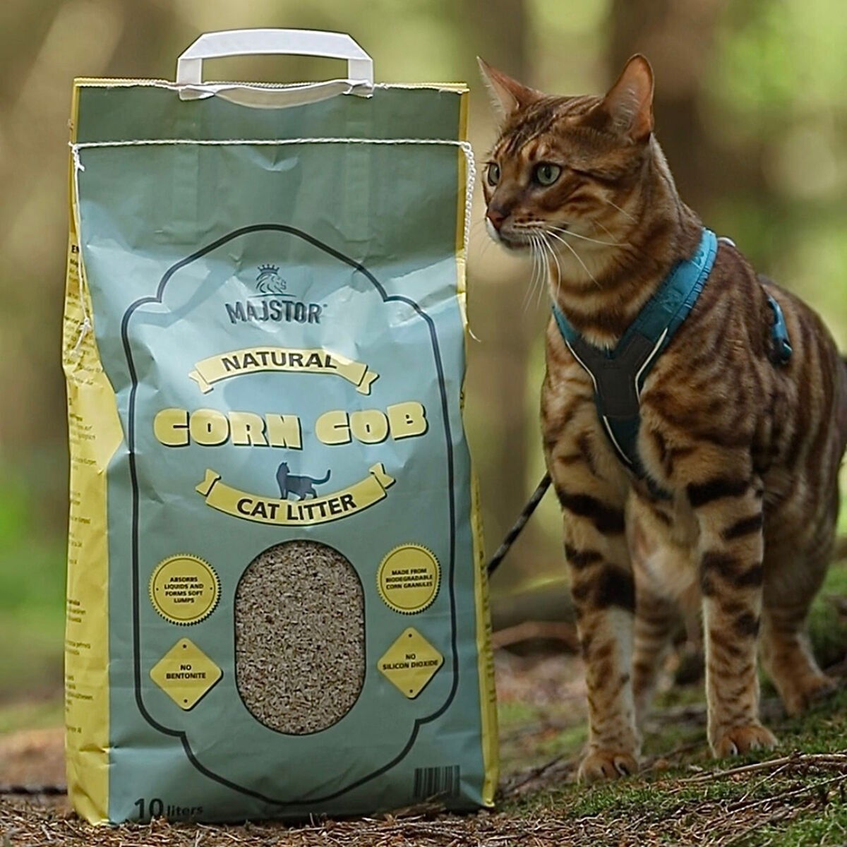 Majstor Majsströ Kattsand 10 l