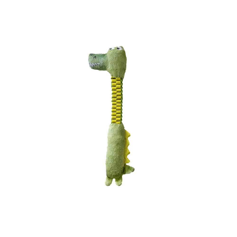Bark-a-Boo Wild World braided long neck alligator
