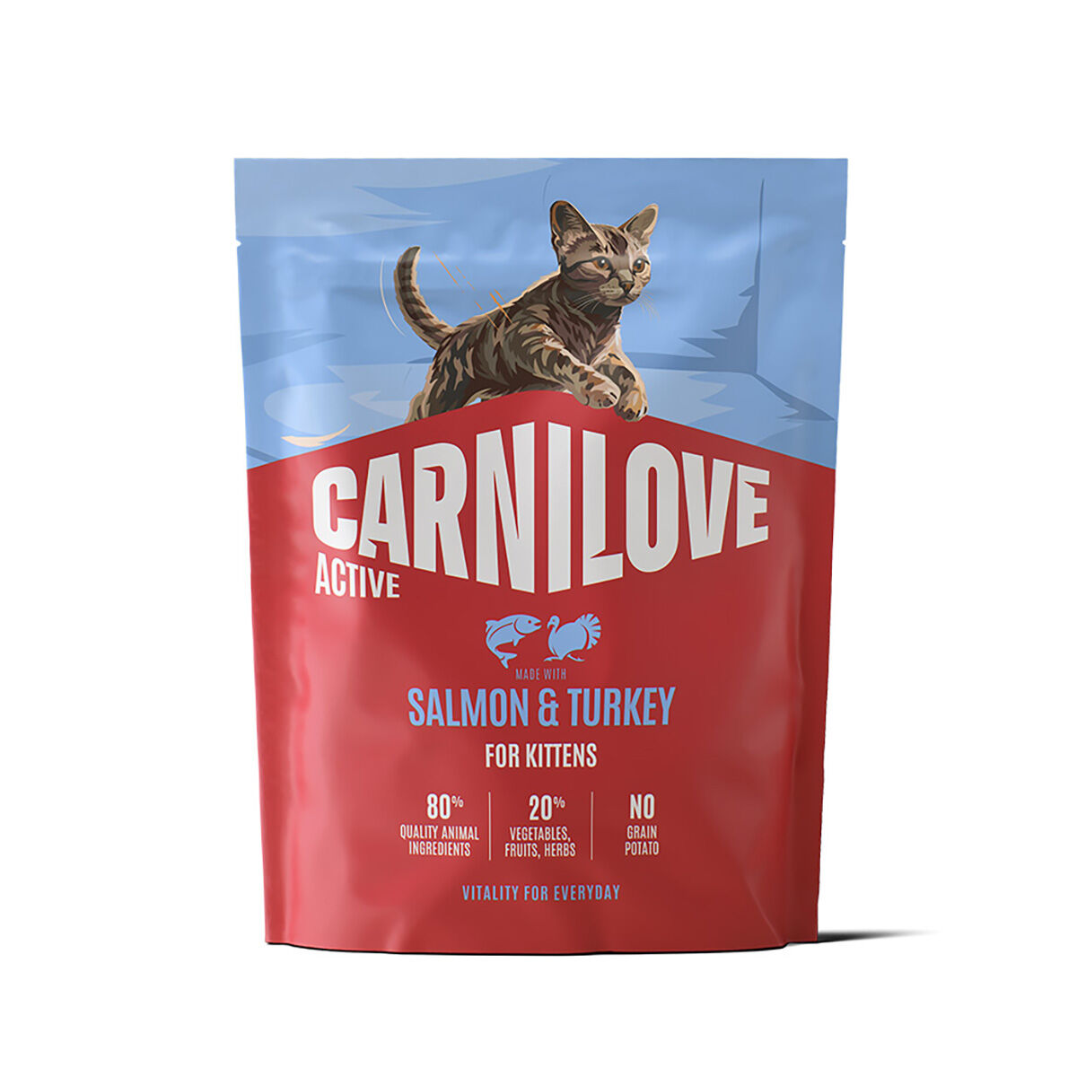 Carnilove Kitten Active Salmon & Turkey Torrfoder till Kattunge