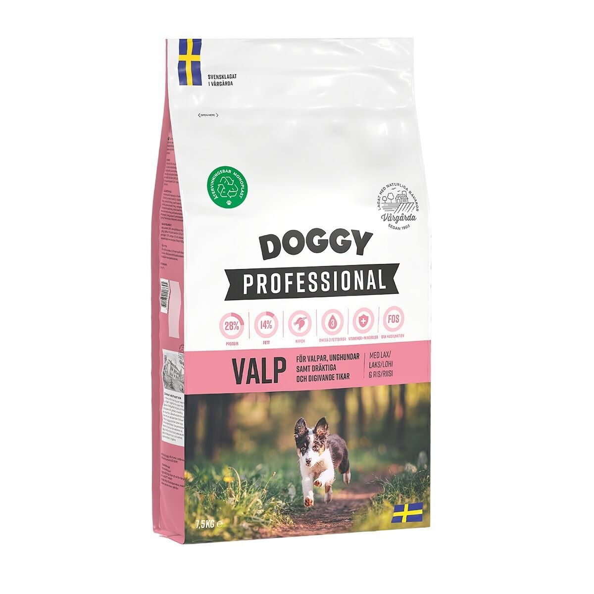 Doggy Professional Valp | Hund - Valp - Valpfoder - Torrfoder till valp | DogStyle