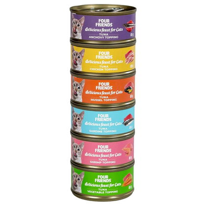 FourFriends Cat Mix Våtfoder 6-pack