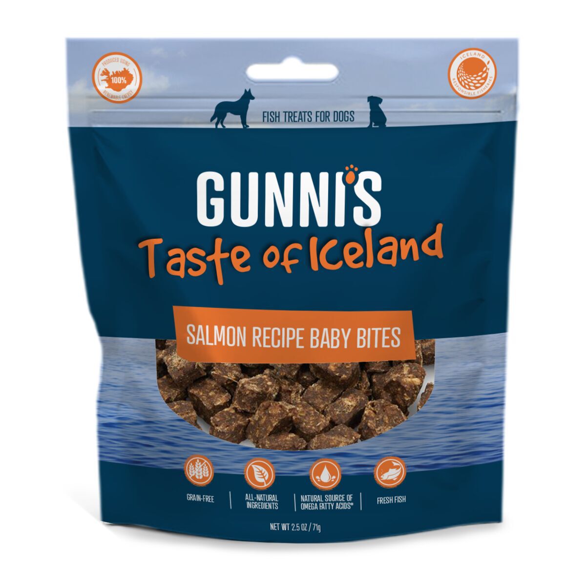 Gunni's Salmon Baby Bites Hundgodis 70 g