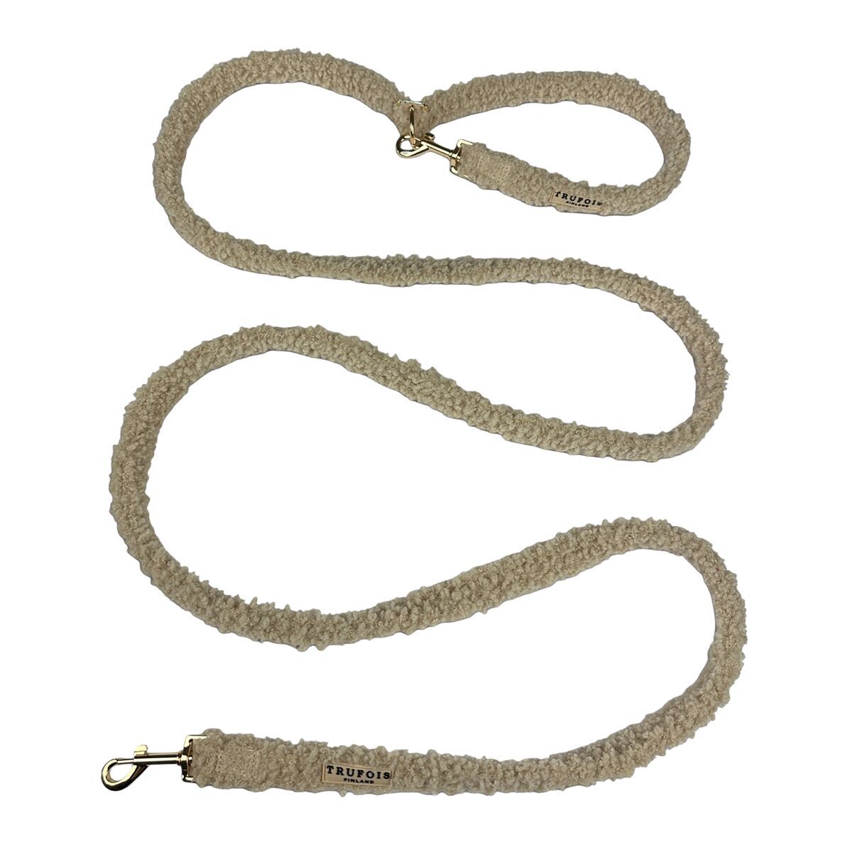 Trufois Multifunktionellt Hundkoppel Teddy Beige