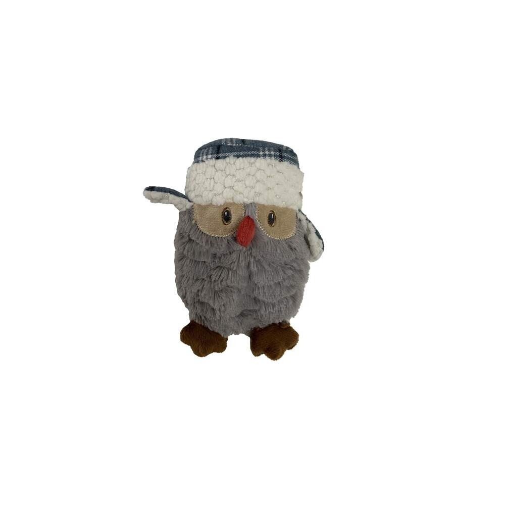 Bark-A-Boo Mistletoe Cabin disc squeaker owl S