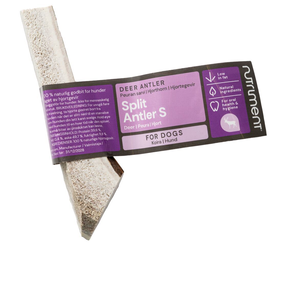 Nutriment Delat Hjorthorn Hundtugg