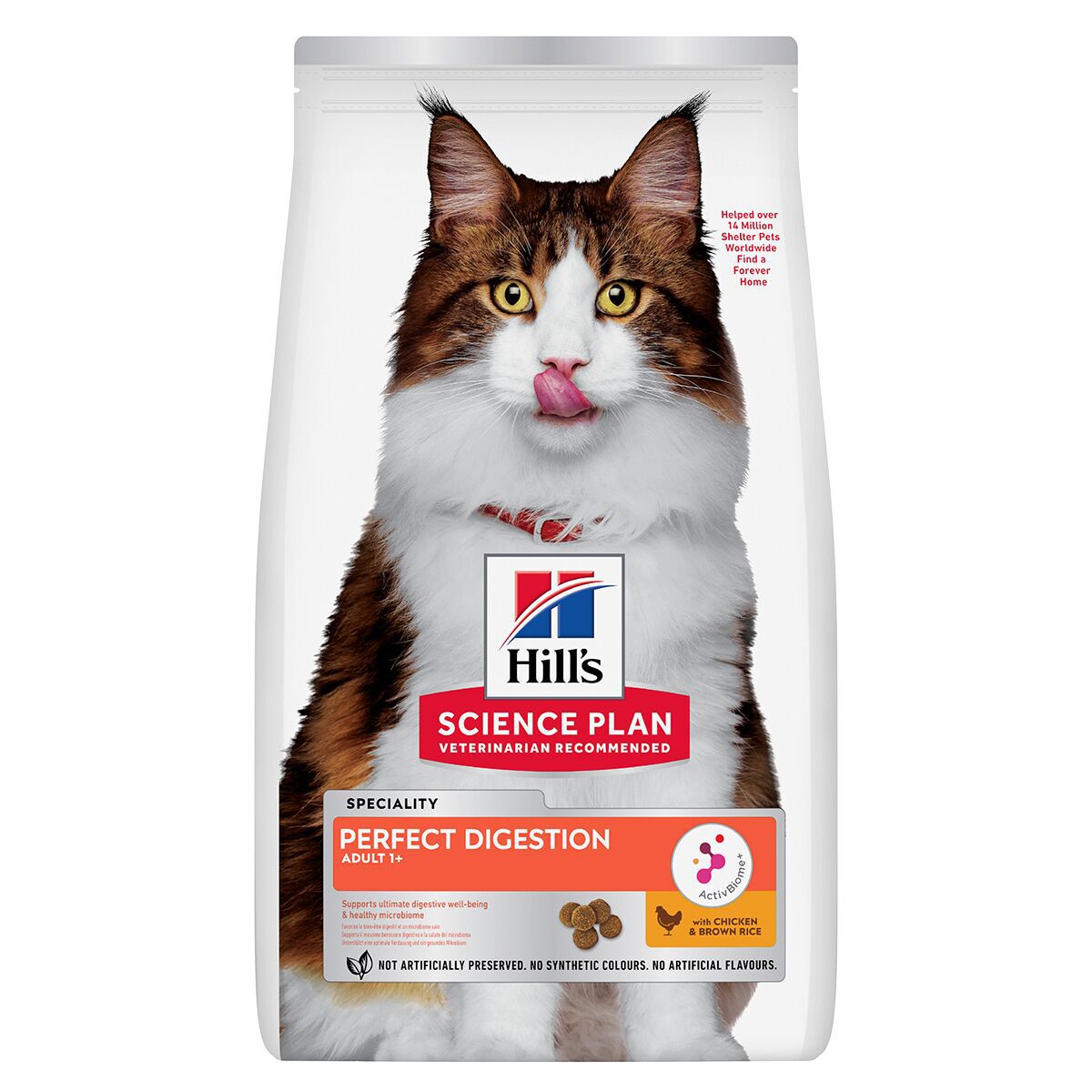 Hill's Science Plan Cat Adult 1+ Perfect Digestion Chicken & Brown Rice