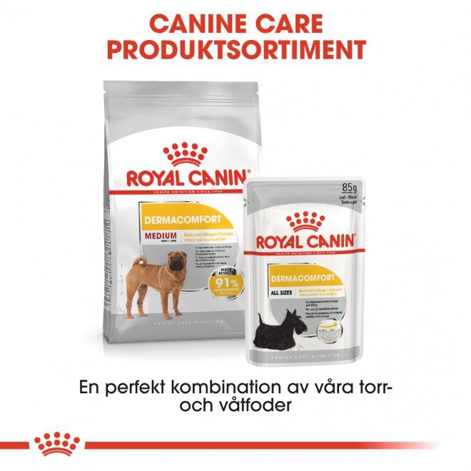Royal Canin Dermacomfort Medium Adult torrfoder för hund