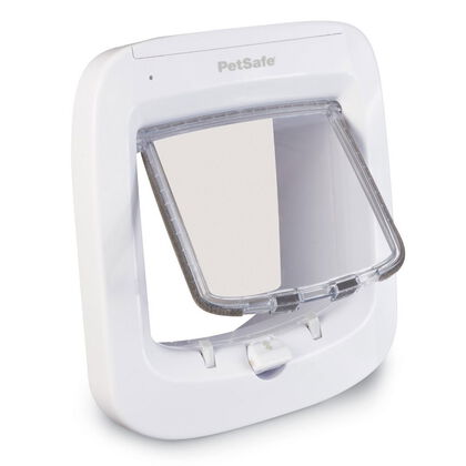 Kattlucka Petsafe Microchip Vit 4-vägslås 220x239 mm