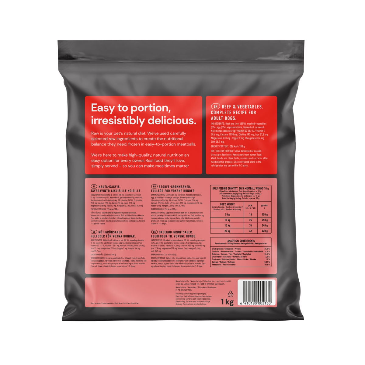 Nutriment by Rauh! Beef & Vegetable 1kg